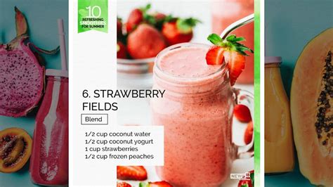 In Pics 10 Recipes For Refreshing Summer Smoothies