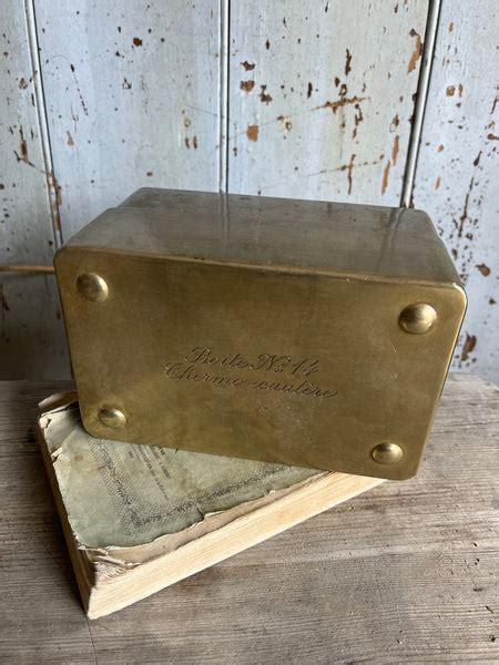 Vintage French Chemist Box Ivy Joan Home