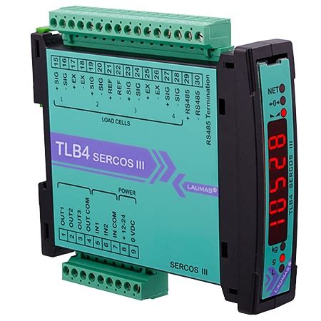 Multichannel Weight Transmitter Tlb Sercos Iii For Plc Laumas