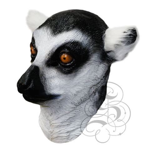 Latex Full Head Animal Woodland Lemur High Quality Fancy Props Party