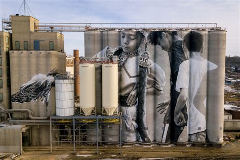 A Work In Progress Silo Art Project Photo Album 2 MankatoLIFE