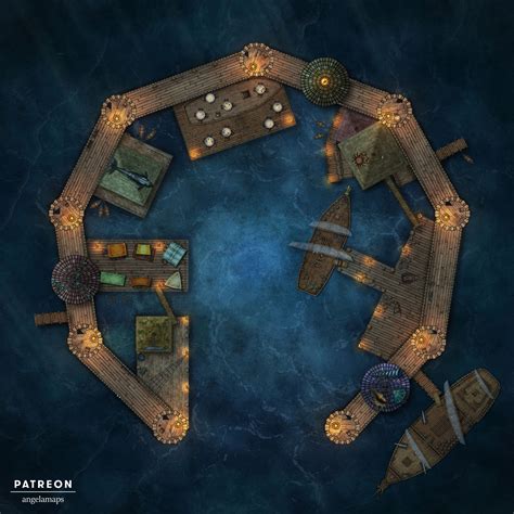 Sea City ⋆ Angela Maps Free Static And Animated Battle Maps For Dandd