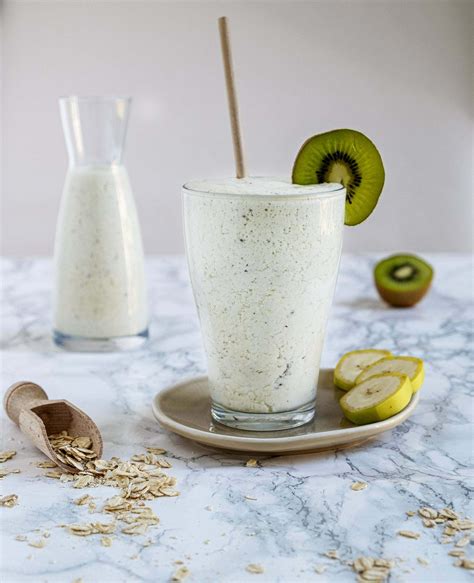 Gezonde Smoothie Met Kiwi Banaan En Havermout Smoothie Recepten