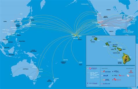 Hawaiian Airlines Route Map With Images Hawaiian Airlines Hawaii