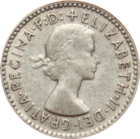 Australien Threepence 1955 Elisabeth II Ss MA Shops