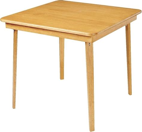 Stakmore Straight Edge Folding Card Table Finish Oak Amazon Ca Home