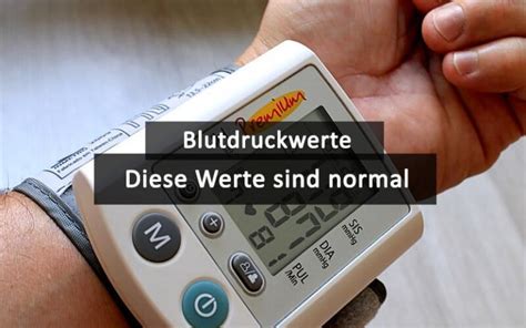 Normale Blutdruckwerte Nach Alter Geschlecht Tabelle