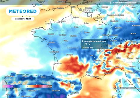 Météo La Baisse Des Températures Se Poursuit Cet Après Midi En France