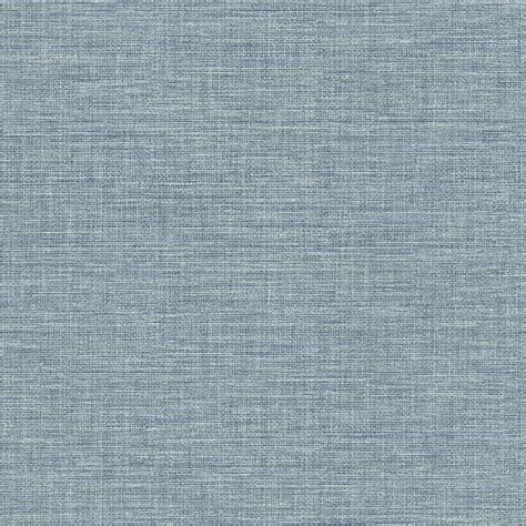 Exhale Sky Blue Faux Grasscloth Wallpaper By Advantage