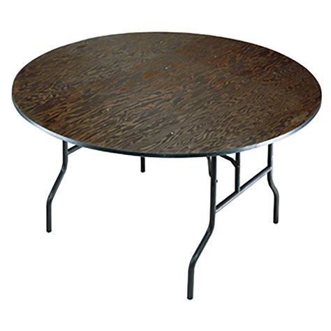 Midwest Folding R42e 42 Round Folding Table Plywood Stagedrop