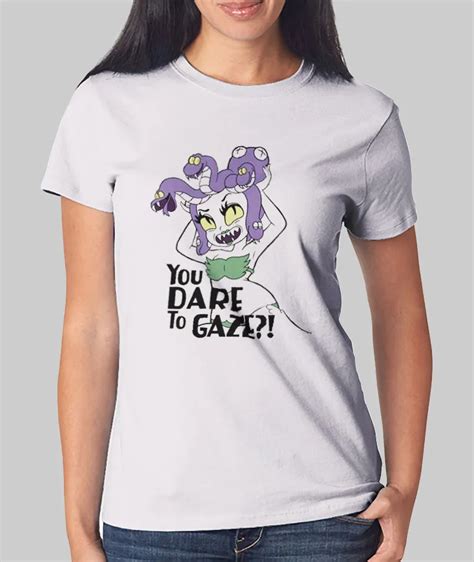 Cuphead Medusa Cuphead Cala Maria Medusa You Dare To Gaze Shirt Hype