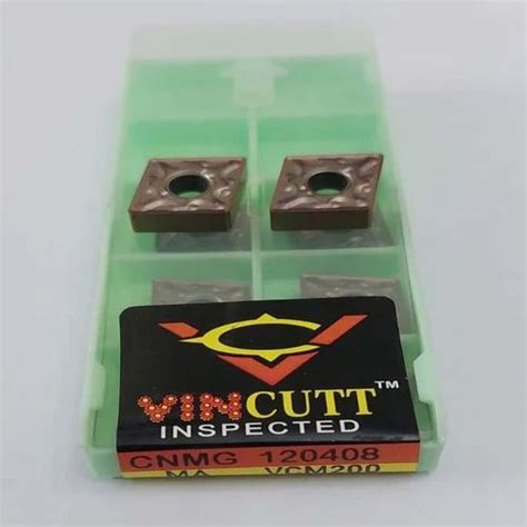 Straight Shank Vincutt CNMG 120408 Carbide Inserts For CNC Machine At