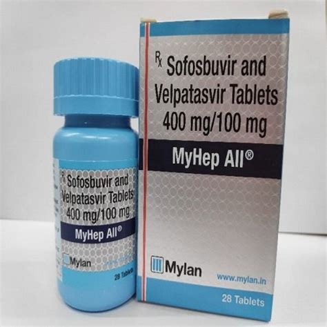 Myhep All Sofosbuvir Velpatasvir Tablets Mg Mg At Best Price