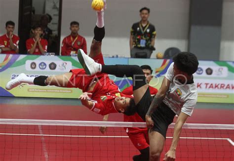 Sepak Takraw Quadrant Indonesia Raih Emas AUG ANTARA Foto