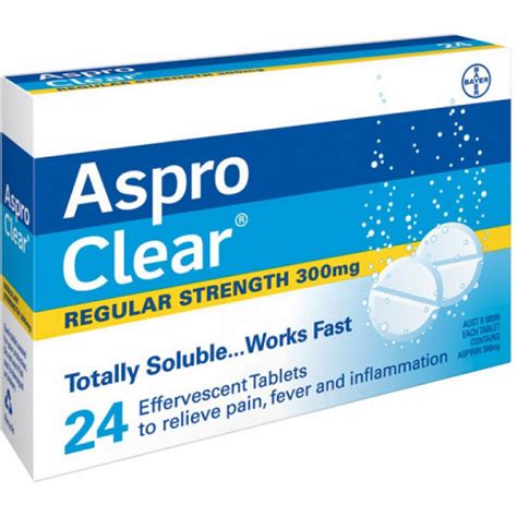 Aspro Clear Tab 24 | Sanax Medical