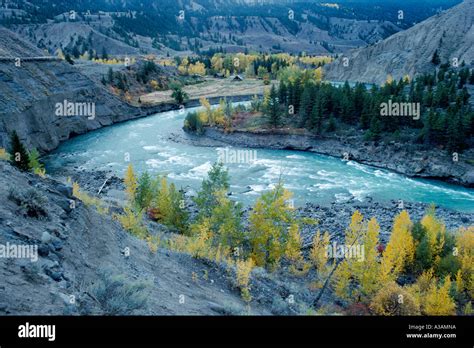 Chilcotin River flowing through Farwell Canyon, Cariboo Chilcotin ...