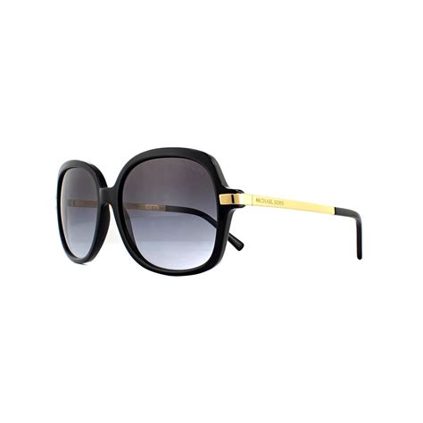 Michael Kors Sunglasses Adrianna Ii 2024 316011 Black Gold Light Grey Gradient