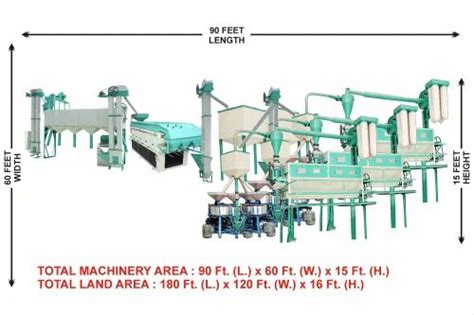 Fully Automatic Industrial Atta Chakki Plant With Vibro Cleaning 4 Ton