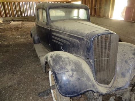 Vintage Original 1934 Chevrolet Master 5 Window Coupe