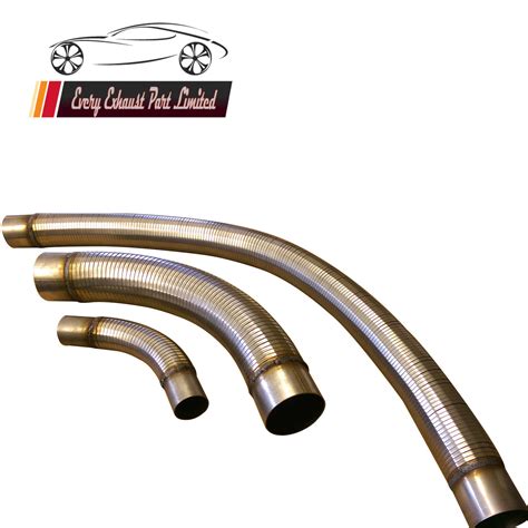 Exhaust Pipe Stainless Steel Polylock Flexible Tube With Collars Any