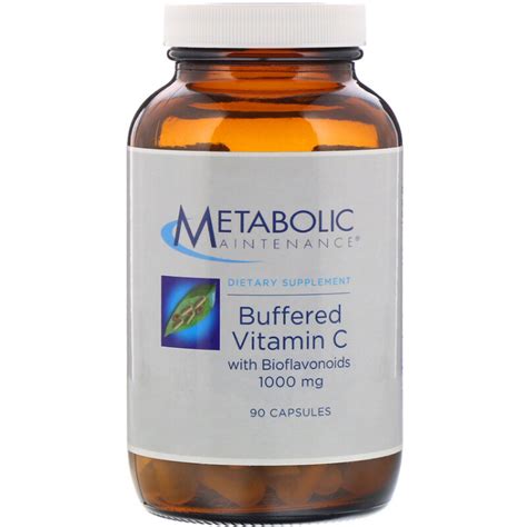 Metabolic Maintenance Buffered Vitamin C With Bioflavonoids Mg