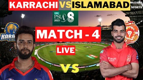 LIVE Karachi King Vs Islamabad United KK Vs IU Live Live Cricket