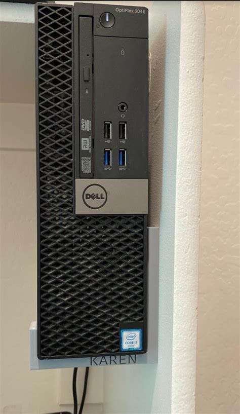 Free 3d File Dell Optiplex 3046 Wall Mount Mid Tower 🖥️ ・3d Printable