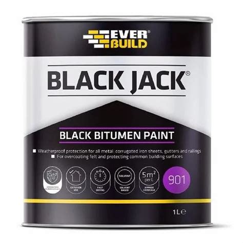 Everbuild 901 Black Jack Bituminous Paint Packaging Size 1 L At Rs