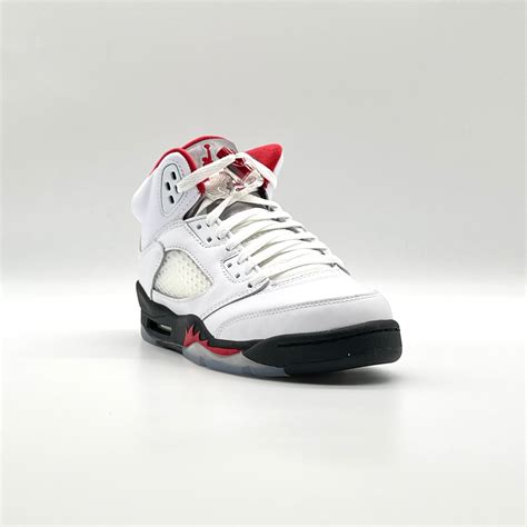 Jordan 5 Retro Fire Red Silver Tongue 2020 Gs Fabulous Consignment Store