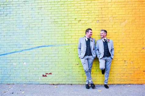 Sunrise Elopement With Two Grooms At Brooklyn Bridge Park Darren