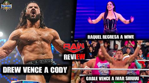 DREW VENCE A CODY RHODES SERÁ CAMPEÓN MUNDIAL PESADO WWE RAW