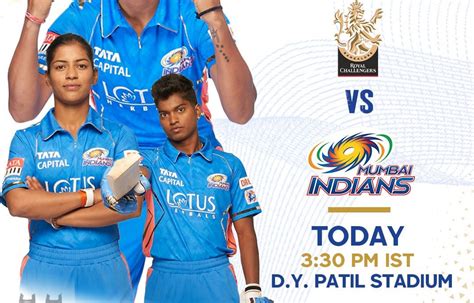 Rcb Vs Mi Wpl Toss Result And Playing S For Today S Match