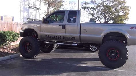 Big Redneck Lifted Up High 4wd Ford 6 0 Diesel Truck Street Legal In