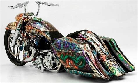 pin  playa del sol  baggerkustom custom baggers bagger diamond bike