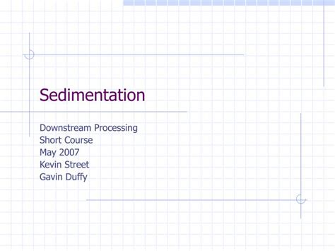 Ppt Sedimentation Powerpoint Presentation Free Download Id277300