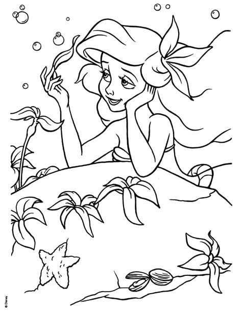 Disney Princess Ariel Coloring Pages Coloring Home