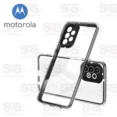 Capa Transparente Borda Motorola G Cores Sortidas