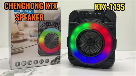 Kts Rgb Speaker Ktx Bt Wireless Portable Party Speaker Inch Tws