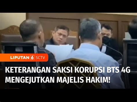 Kasus Korupsi Menara BTS 4G Saksi Uang Haram Mengalir Ke Komisi I DPR