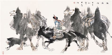 刘大为 2007年作 瀚海行 镜片河南金帝 2012秋季中国书画拍卖会河南金帝拍品价格图片拍卖专场拍卖会预展拍卖会结果卓克拍卖频道