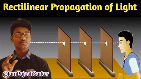 Light Chapter Rectilinear Propagation Of Light Youtube