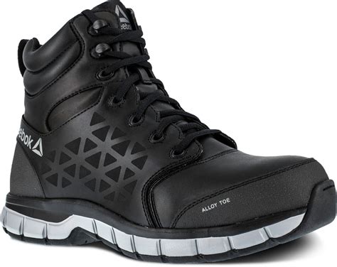Reebok Mens Sublite Cushion Composite Toe Lace Up Work Boots Academy