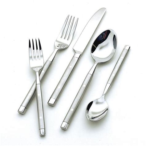 Hampton Forge Shangri La 20 Piece Stainless Steel Flatware L8840202