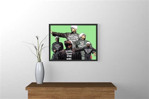 Andre 3000 Art, Andre 3000 Poster, Hip Hop Merch, Outkast Merch, Canvas Wall Art, Home Wall ...