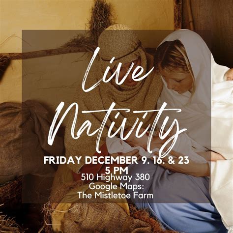 Live Nativity Scene