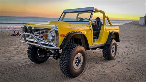 1969 Yellow Ford Bronco Roadster | Custom Classic Ford Bronco ...