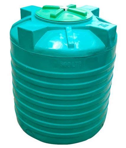 LLDPE Plastic 500L Green Plastic Water Storage Tank At Rs 5 5 Litre In