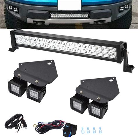 Inch W Straight Led Light Bar X Inch W Led Fog Light Pods