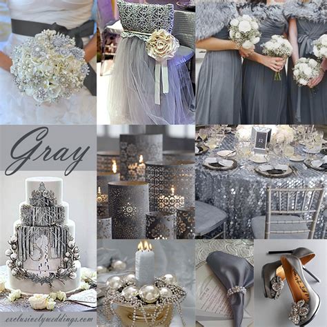 Silver Grey Wedding Theme