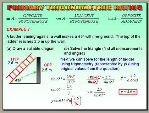 Chapter 5.7 (Part 2)- Primary Trigonometric Ratios (Word Problems) - Worksheets Library